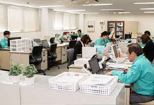 東京電子工業様のオフィス